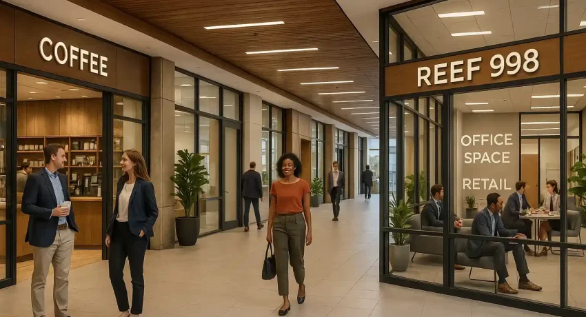 Are there commercial spaces in REEF 998
